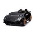 Freddo - 24V Lamborghini Huracan 2 Seater Kids' Electric Ride-On - Black
