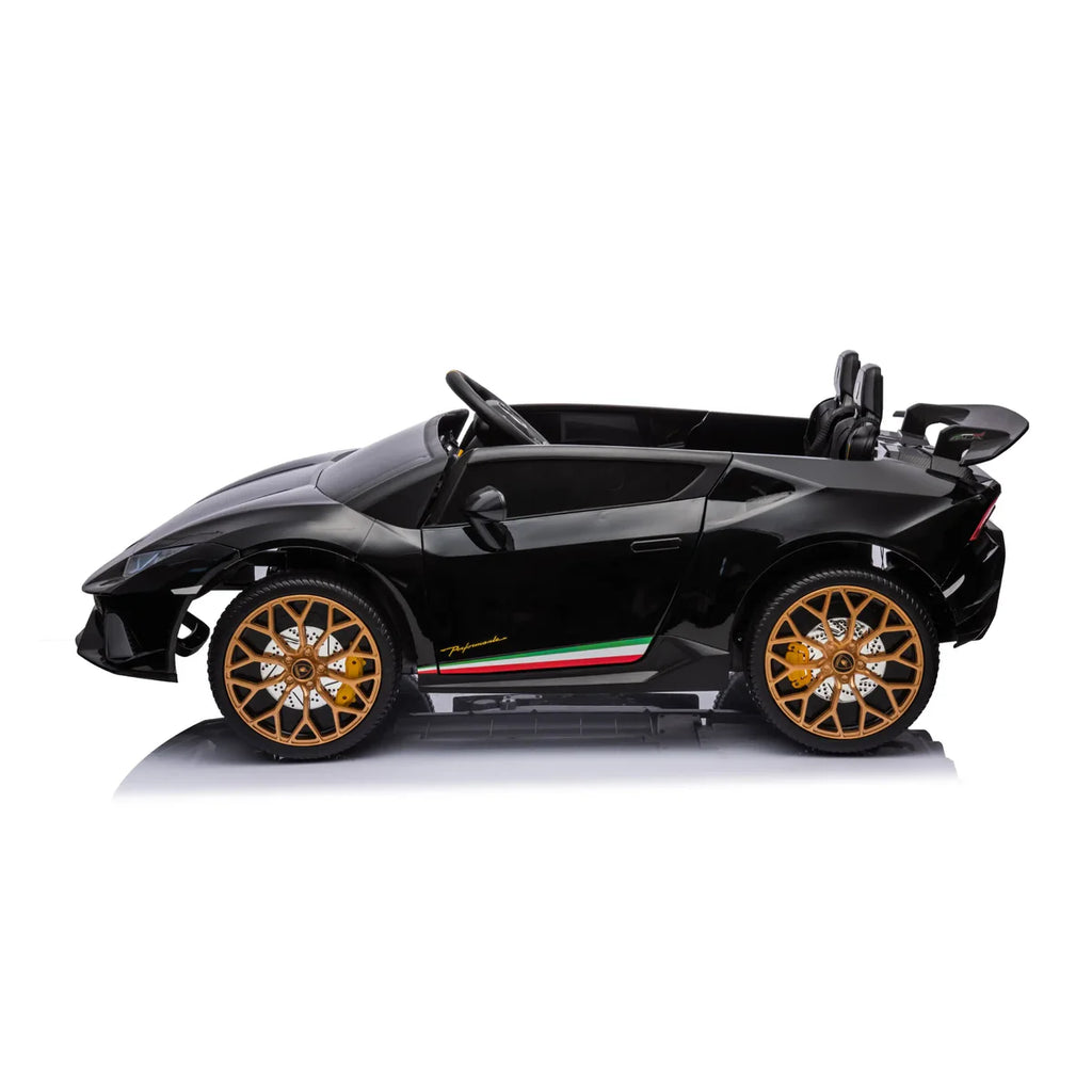 Freddo - 24V Lamborghini Huracan 2 Seater Kids' Electric Ride-On - Black