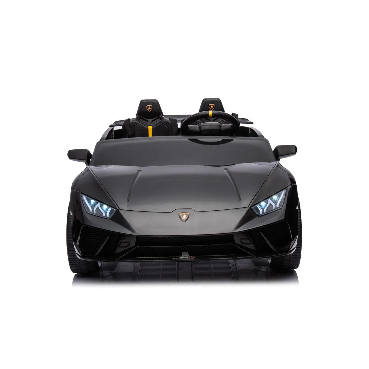 Freddo - 24V Lamborghini Huracan 2 Seater Kids' Electric Ride-On - Black