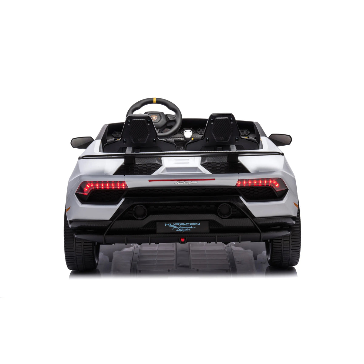 Freddo - 24V Lamborghini Huracan 2 Seater Kids' Electric Ride-On - White