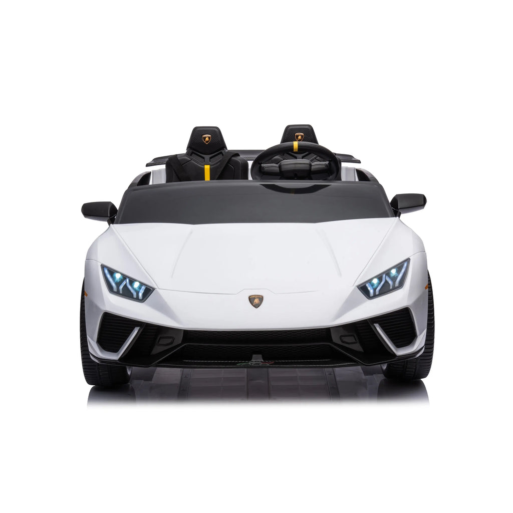 Freddo - 24V Lamborghini Huracan 2 Seater Kids' Electric Ride-On - White