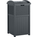 Suncast - Wicker Trash Hideaway® - Cyberspace