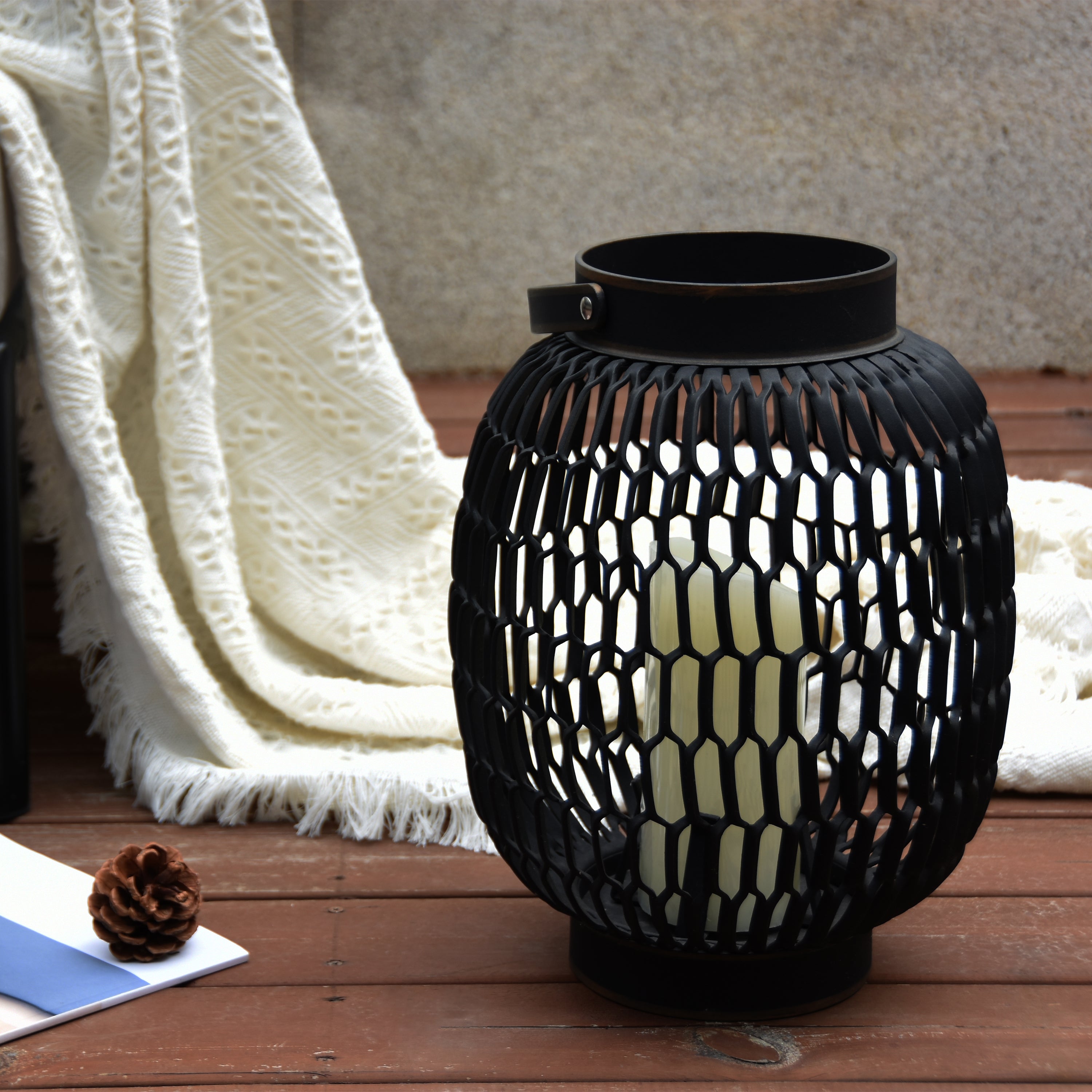 Elementi -- Lantern with Handle - Oblong - Main View
