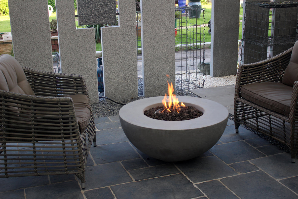 Roca Fire Table - Liquid Propane - Alternate View - Elementi Fires