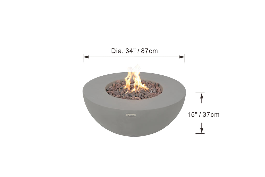 Roca Fire Table - Natural Gas - Elementi Fires - View 11 - Elementi Fires