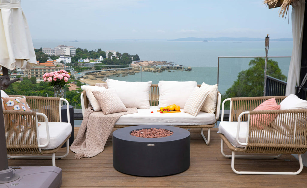 Venice Fire Table - Natural Gas - View 4 - Elementi Fires