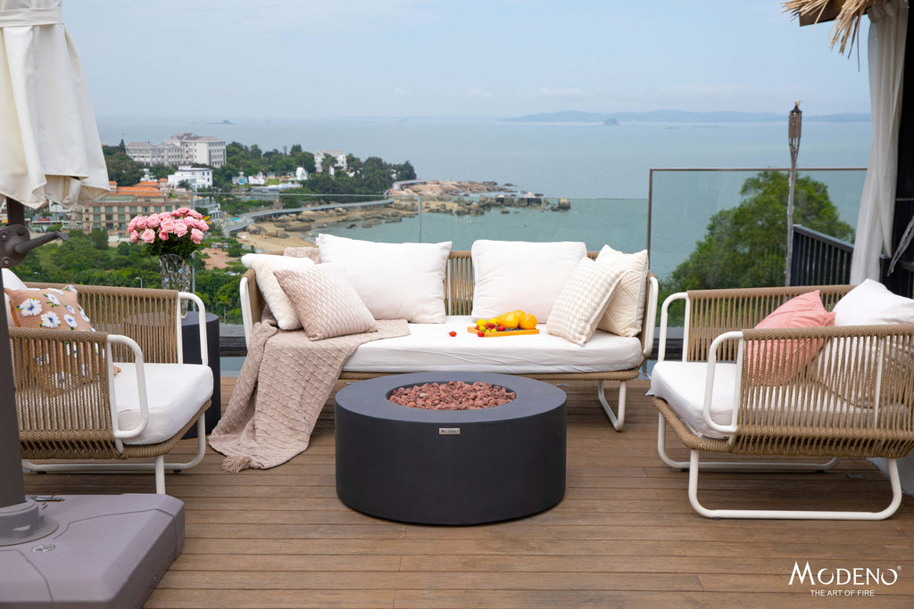 Venice Fire Table - Natural Gas - View 5 - Elementi Fires