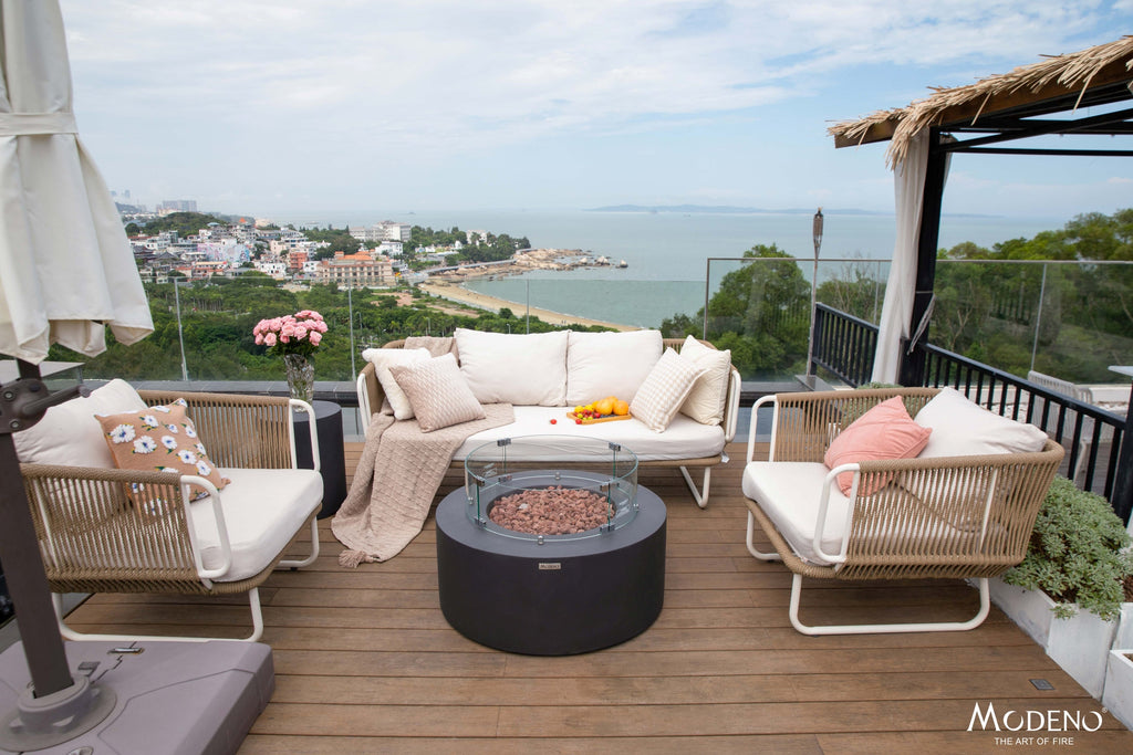 Venice Fire Table - Natural Gas - View 7 - Elementi Fires