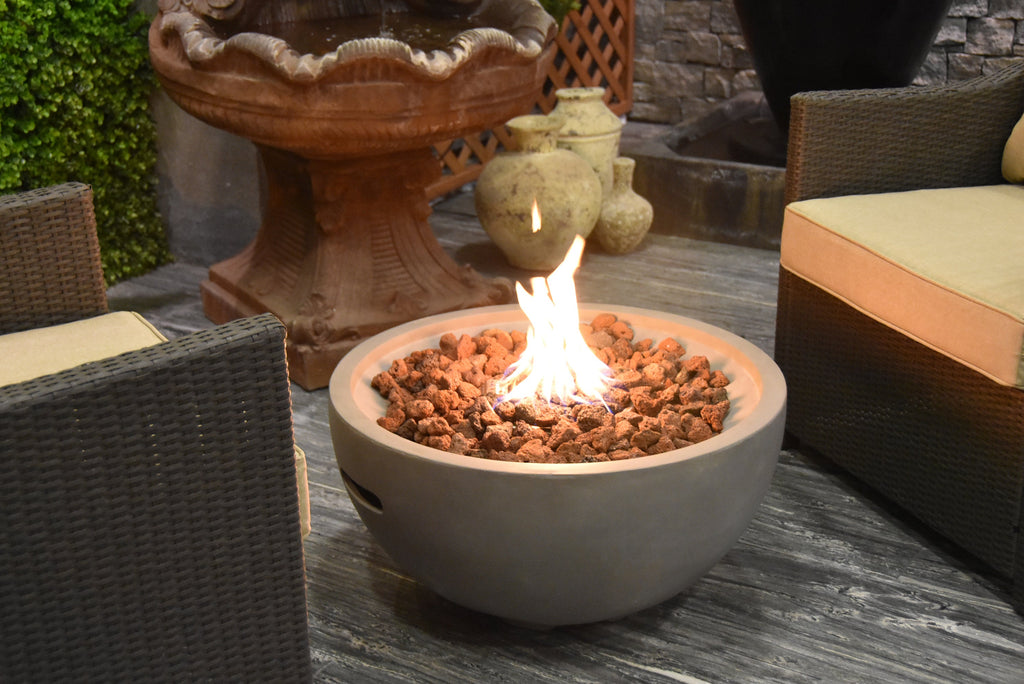 Nantucket Fire Bowl - Natural Gas - Alternate View - Elementi Fires