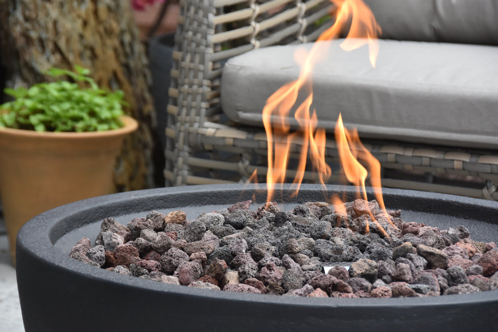 Jefferson Fire Bowl - Natural Gas - Alternate View - Elementi Fires