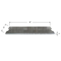 Elementi - Stainless Steel Lid - Rectangle 42" x 12" (ONF01-442D)