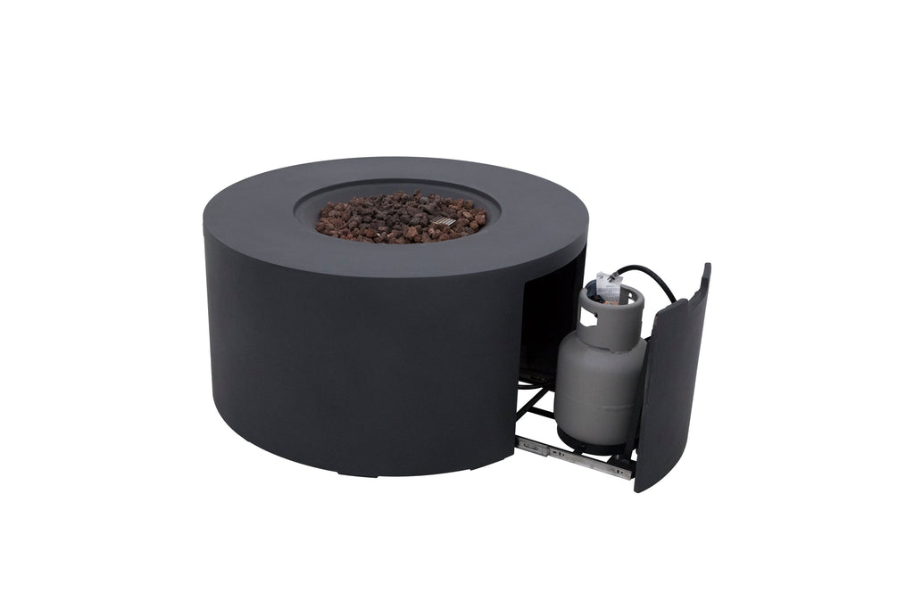 Pacaya Fire Table - Dark Gray - Liquid Propane - View 4 - Elementi Fires