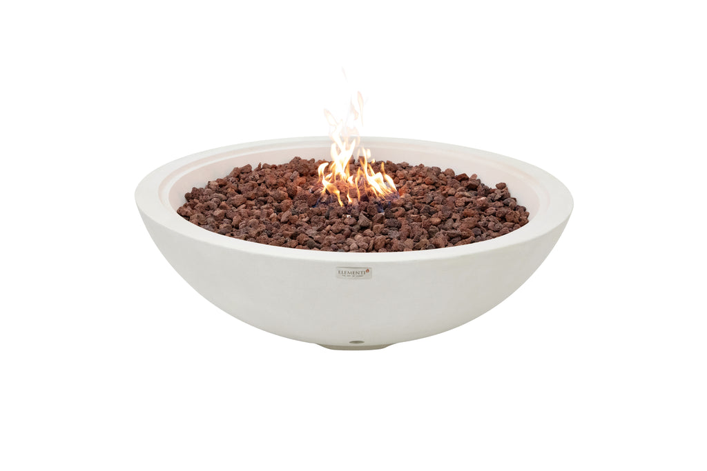 Elementi Plus - Rose Bowl Round Fire Pit - Sandstone...