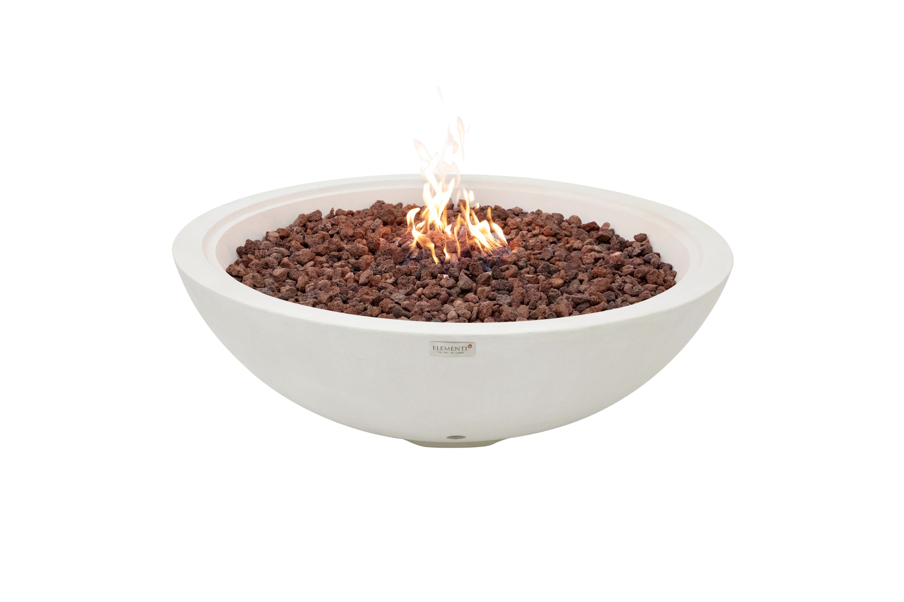 Elementi Plus - Rose Bowl Round Fire Pit - Sandstone...