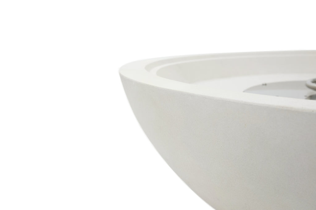 Elementi Plus - Rose Bowl Round Fire Pit - Sandstone...