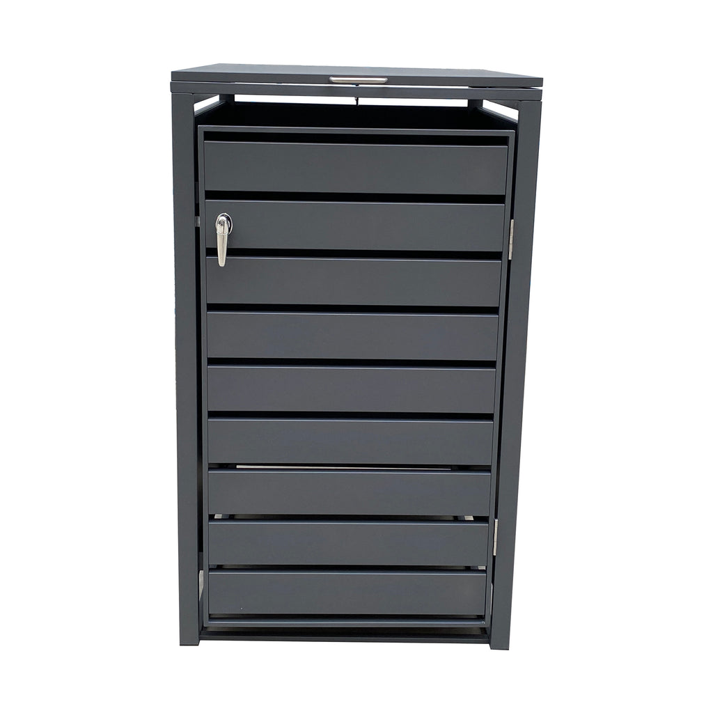 Backyard Lifestyles - Single Refuse Shed - Large - Dark Grey (33"x39"x49")