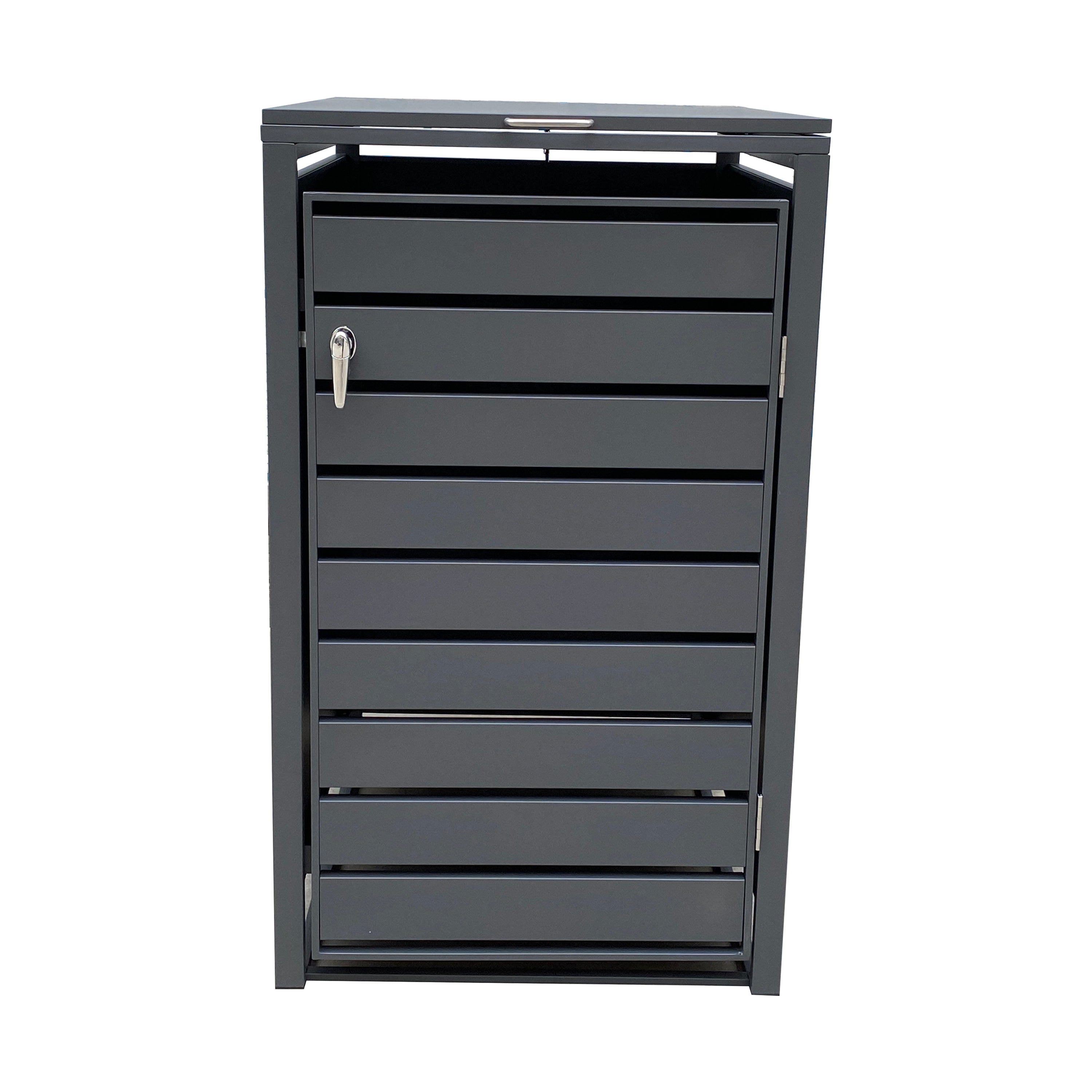 Backyard Lifestyles - Single Refuse Shed - Large - Dark Grey (33"x39"x49")