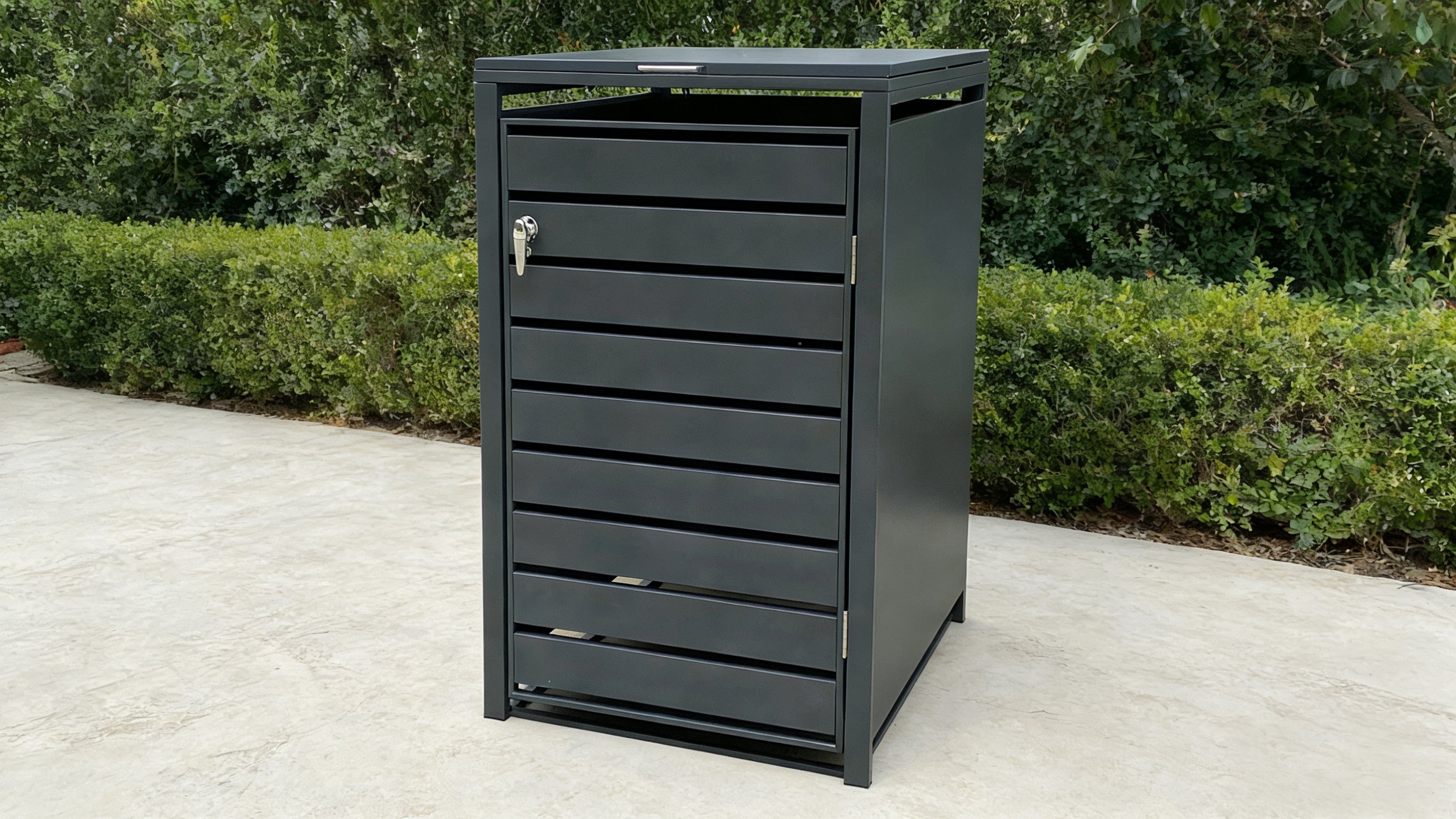 Backyard Lifestyles - Single Refuse Shed - Large - Dark Grey (33"x39"x49")