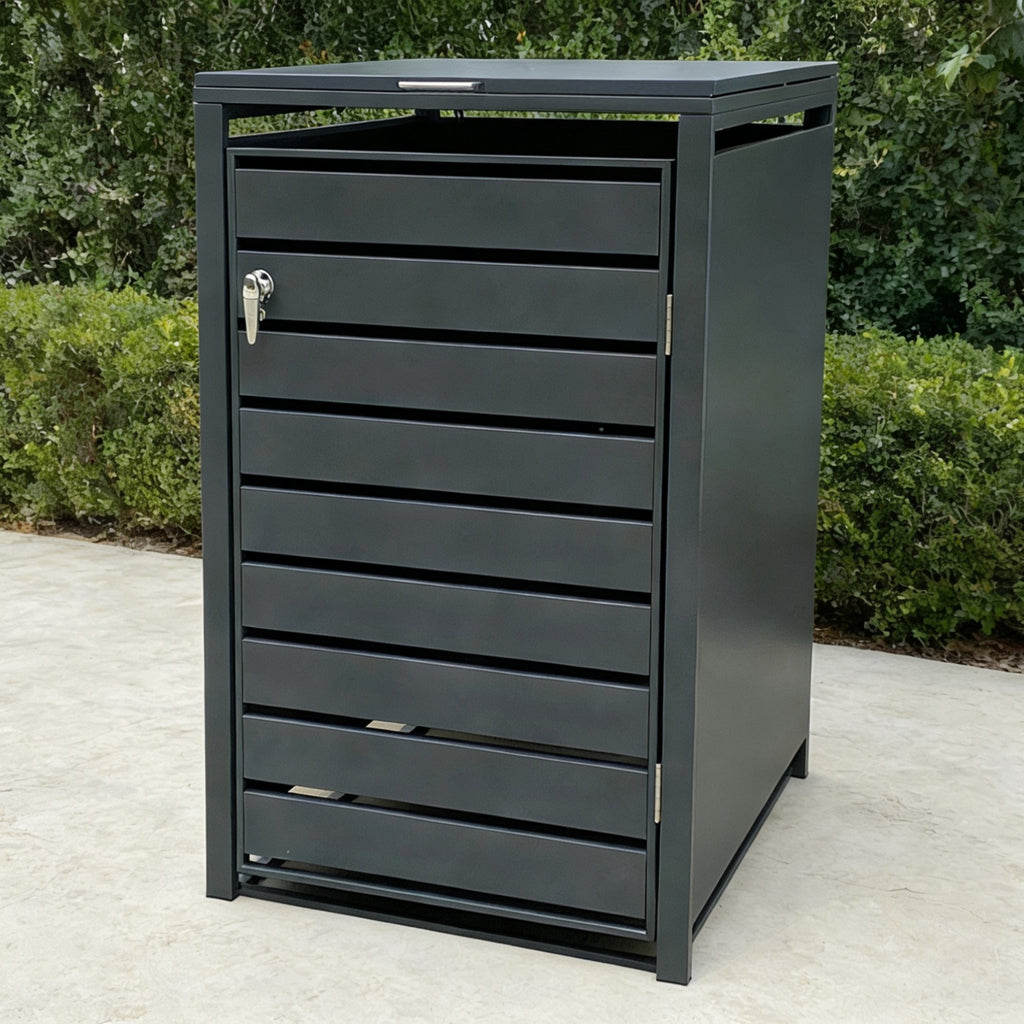Backyard Lifestyles - Single Refuse Shed - Large - Dark Grey (33"x39"x49")