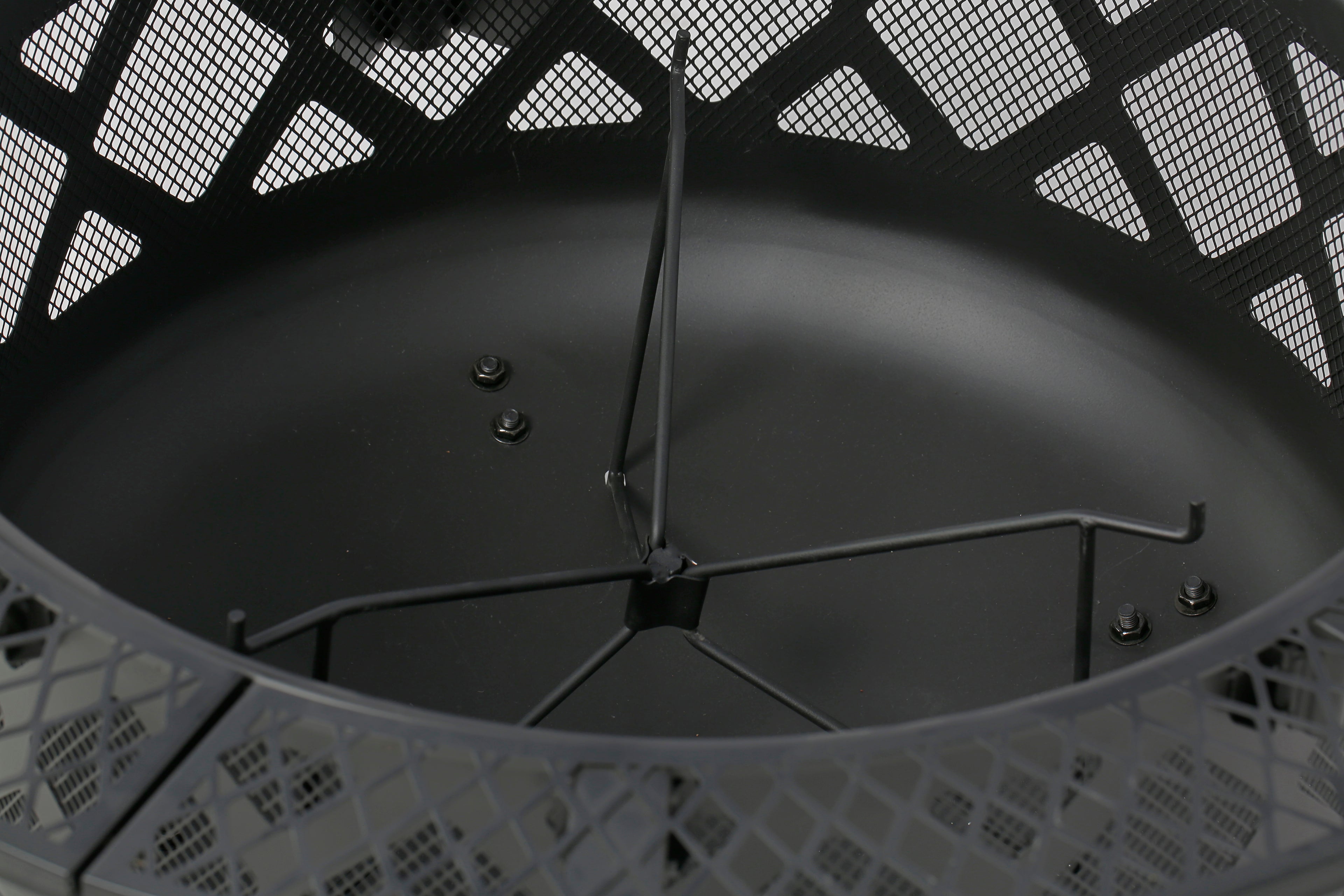 Shinerich - 24” Fire Pit with Grill