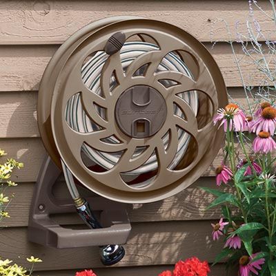 Suncast - 125 ft. Side Tracker® Wall Mount Hose Reel -...