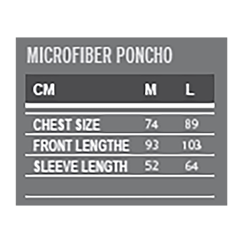 Aqua Marina - Micro-fabric Change Poncho (Aqua) - Large - Aqua Marina