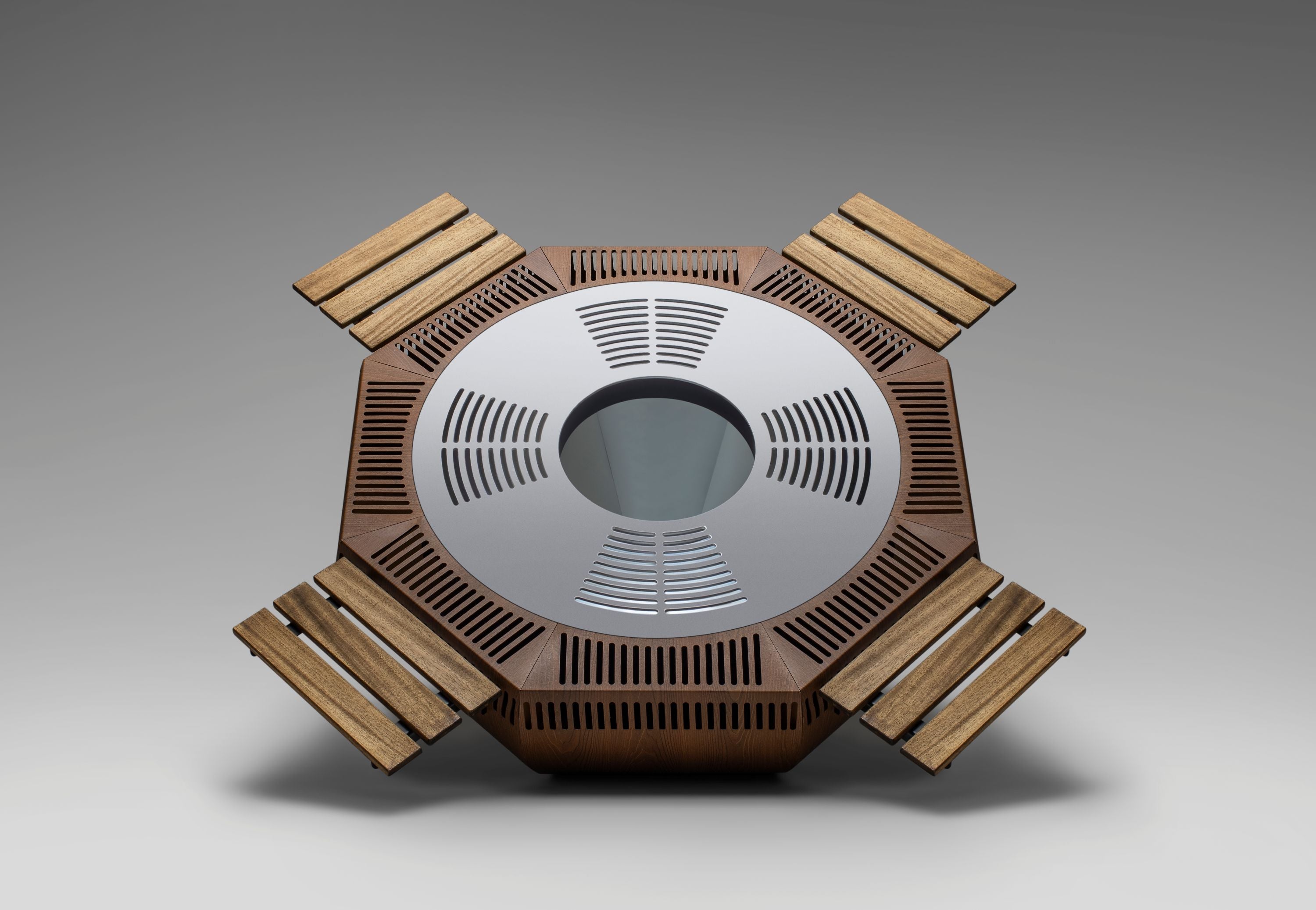 COLLINGWOOD - Small - 45" Fire Pit - Wood Look - Detail View 8