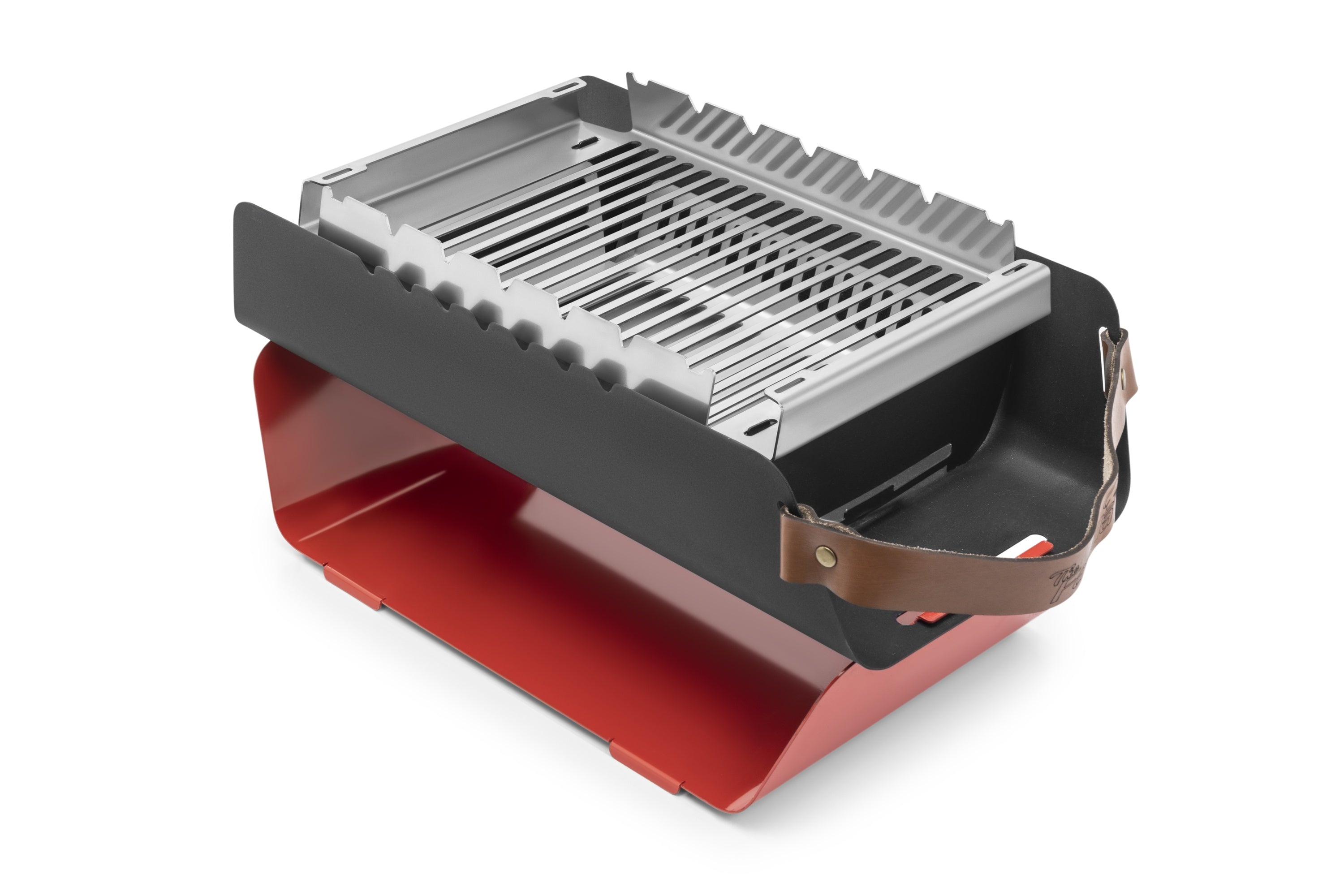 Backyard Lifestyles - FUMO - Large - 19x10" Portable Grill - Red (4" High)
