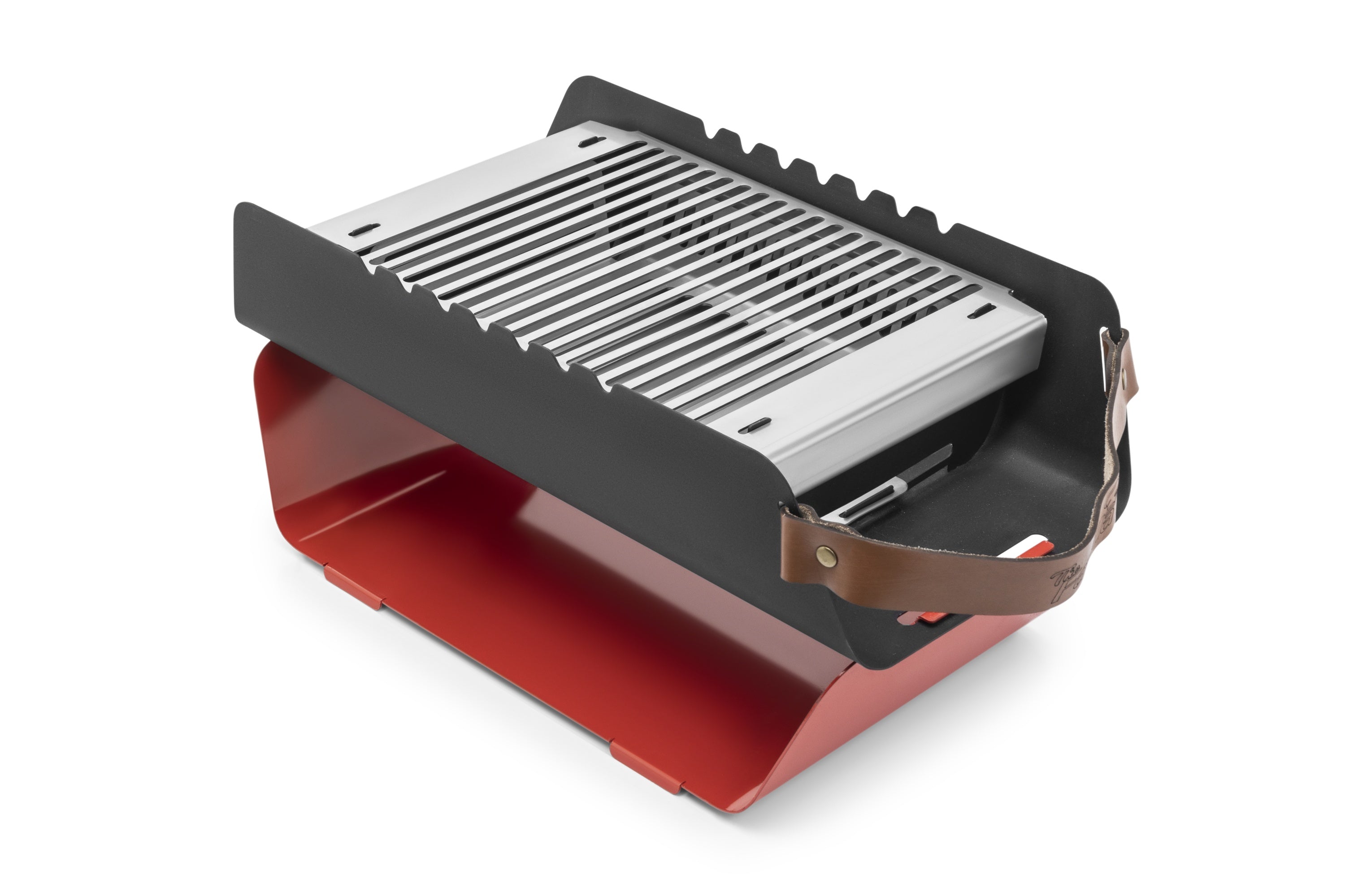 Backyard Lifestyles - FUMO - Large - 19x10" Portable Grill - Red (4" High)