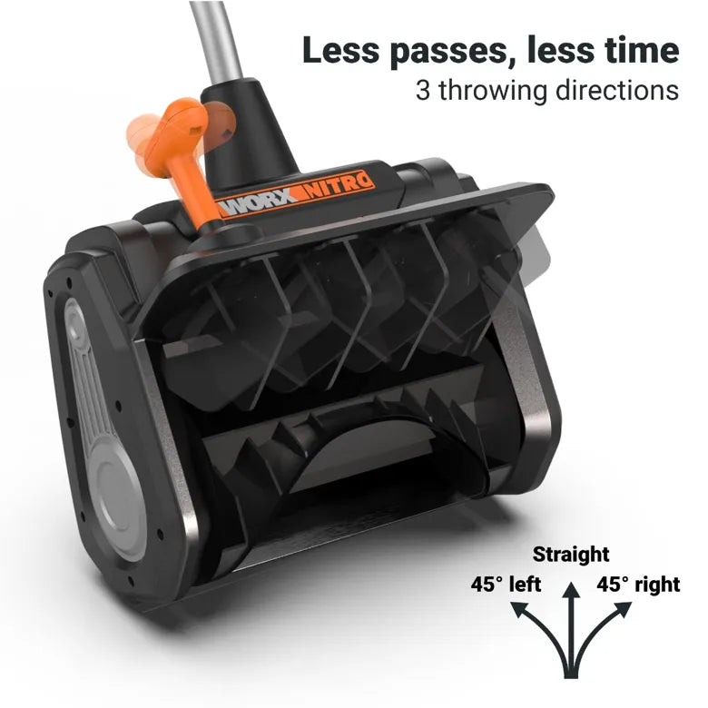 Worx - Nitro 40V Power Share 12" Cordless Snow...