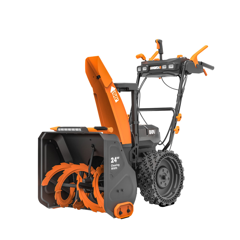 Worx - 80V 24” Dual-Stage Snow Thrower