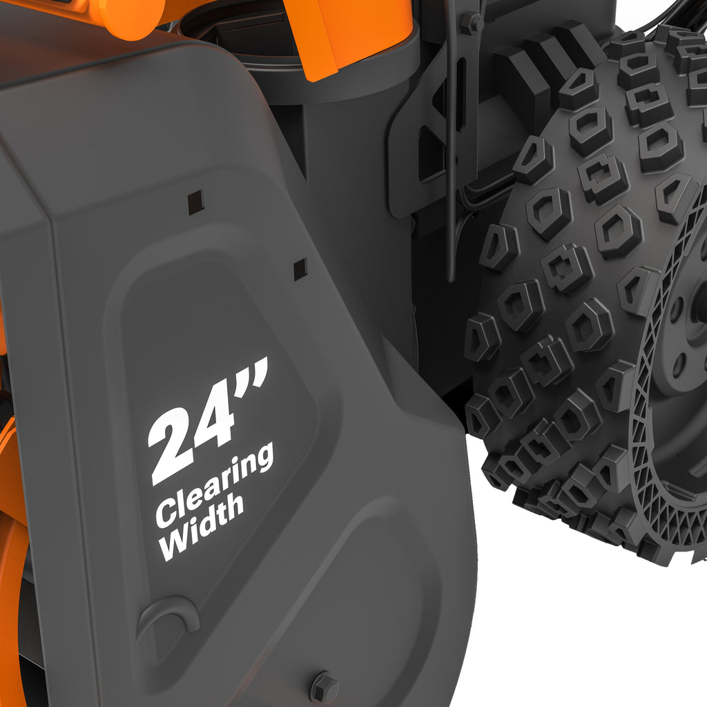 Worx - 80V 24” Dual-Stage Snow Thrower