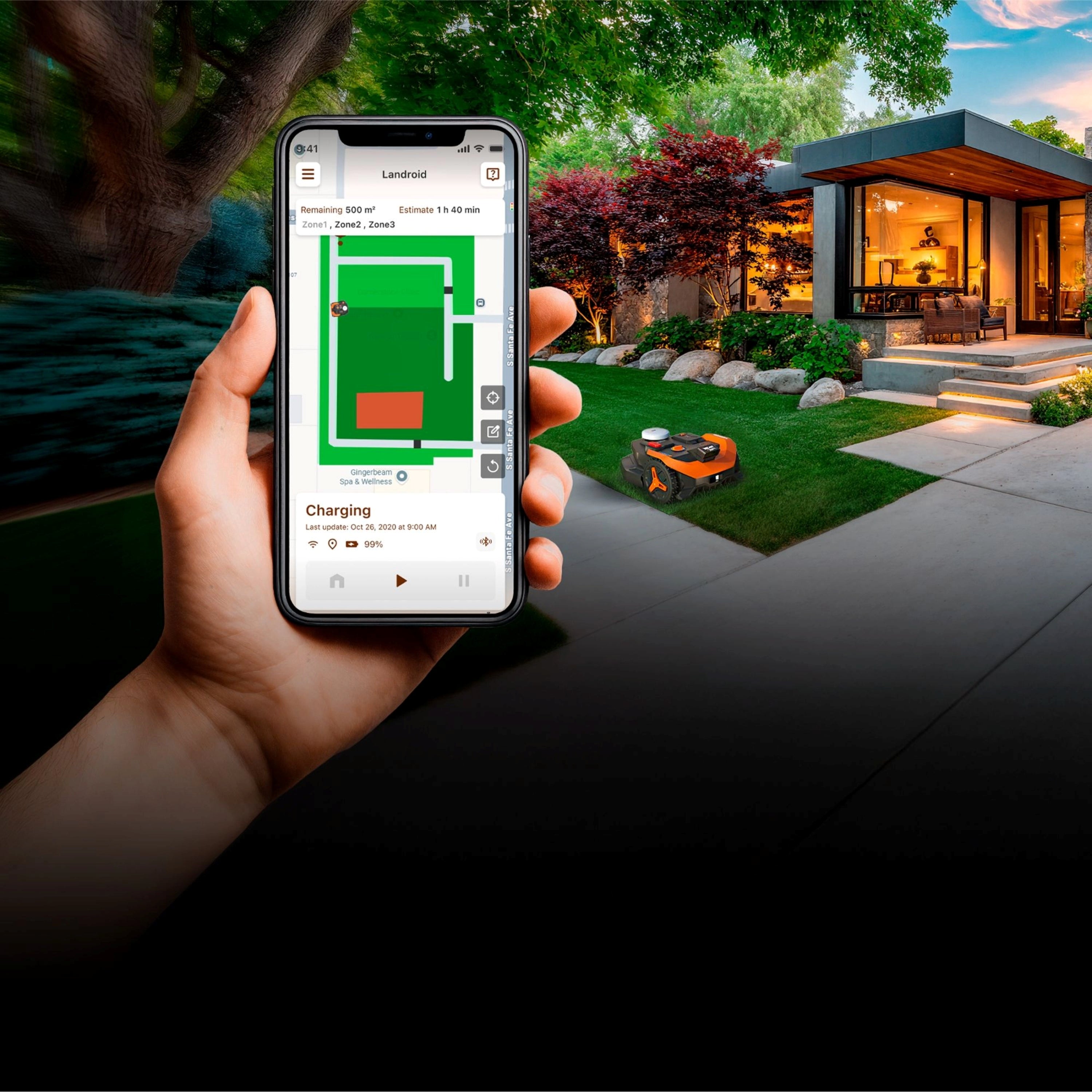 Worx - VISION 2.0 Robotic Mower RTK (1/4 acre)