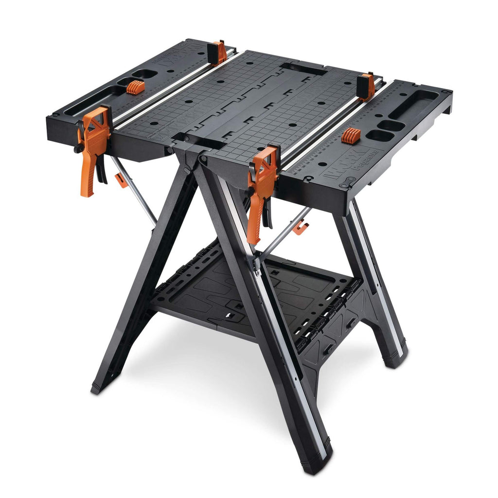 Worx - Pegasus Foldable Worktable / Sawhorse with Quick Clamps