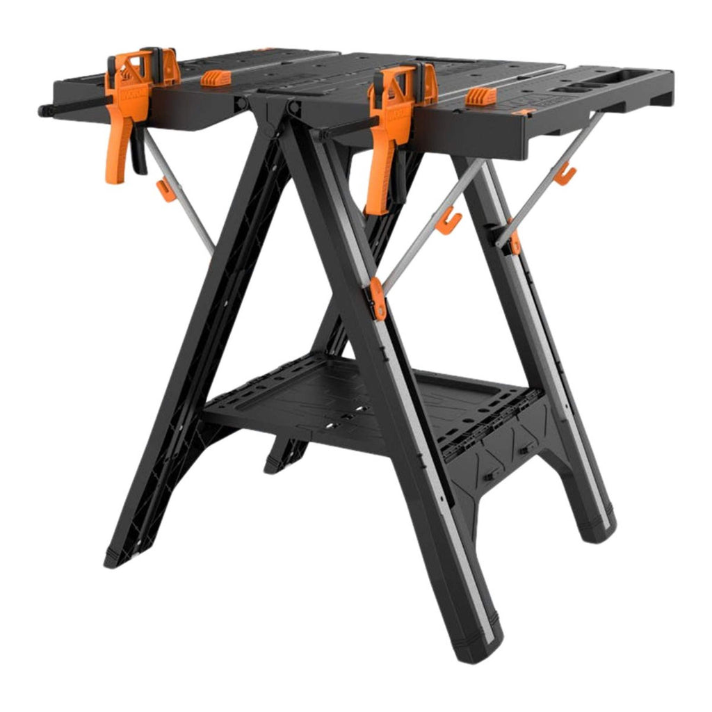 Worx - Pegasus Foldable Worktable / Sawhorse with Quick Clamps