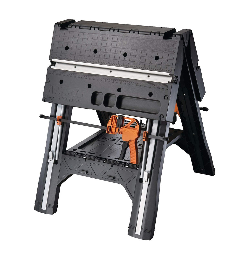 Worx - Pegasus Foldable Worktable / Sawhorse with Quick Clamps