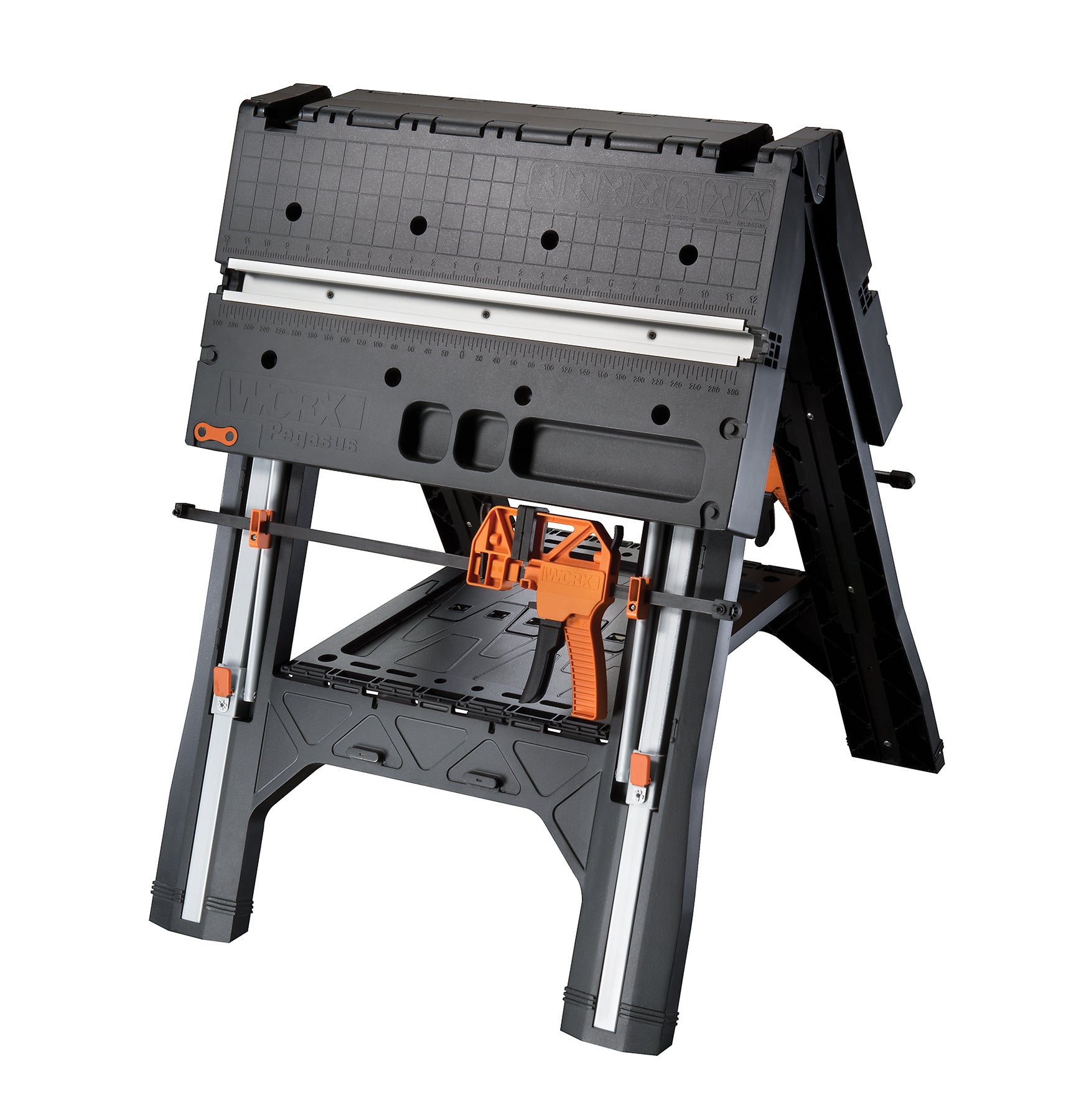 Worx - Pegasus Foldable Worktable / Sawhorse with Quick Clamps