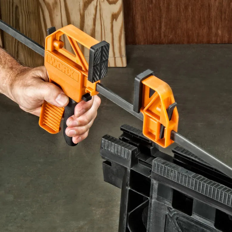 Worx - Clamping Sawhorses with Bar Clamps