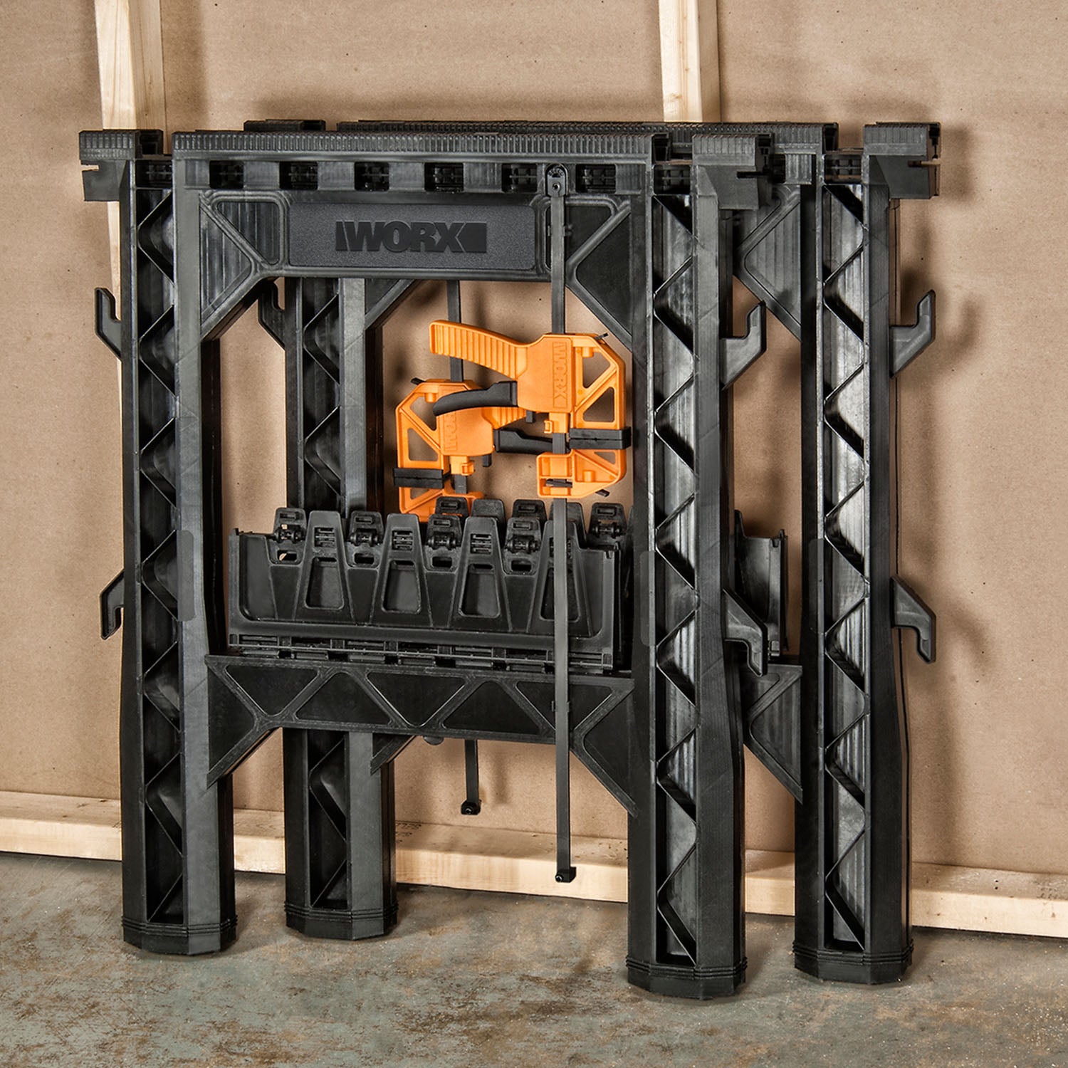 Worx - Clamping Sawhorses with Bar Clamps