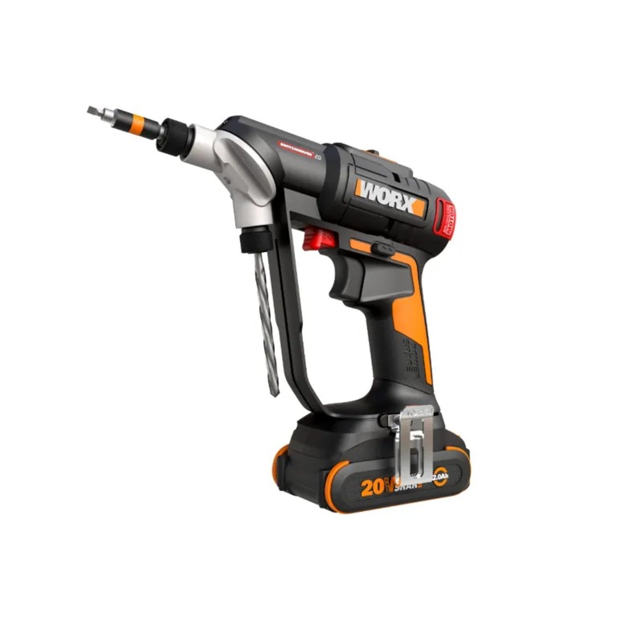 Worx - Nitro 20V Brushless Switchdriver 2.0 2-in-1 Cordless Drill and Driver