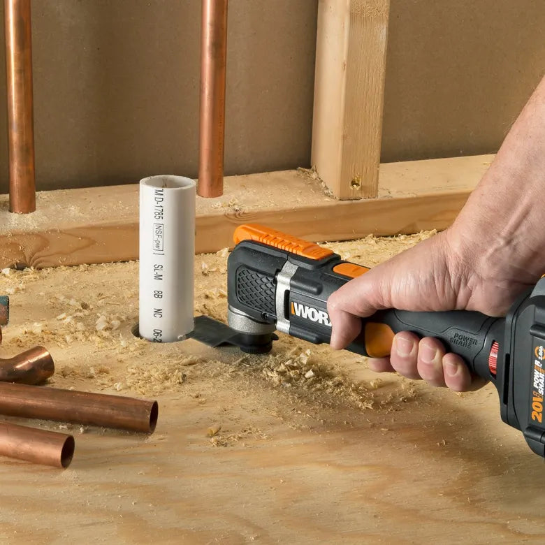 Worx - 20V Power Share Sonicrafter Oscillating Multi-Tool - Detail View 5