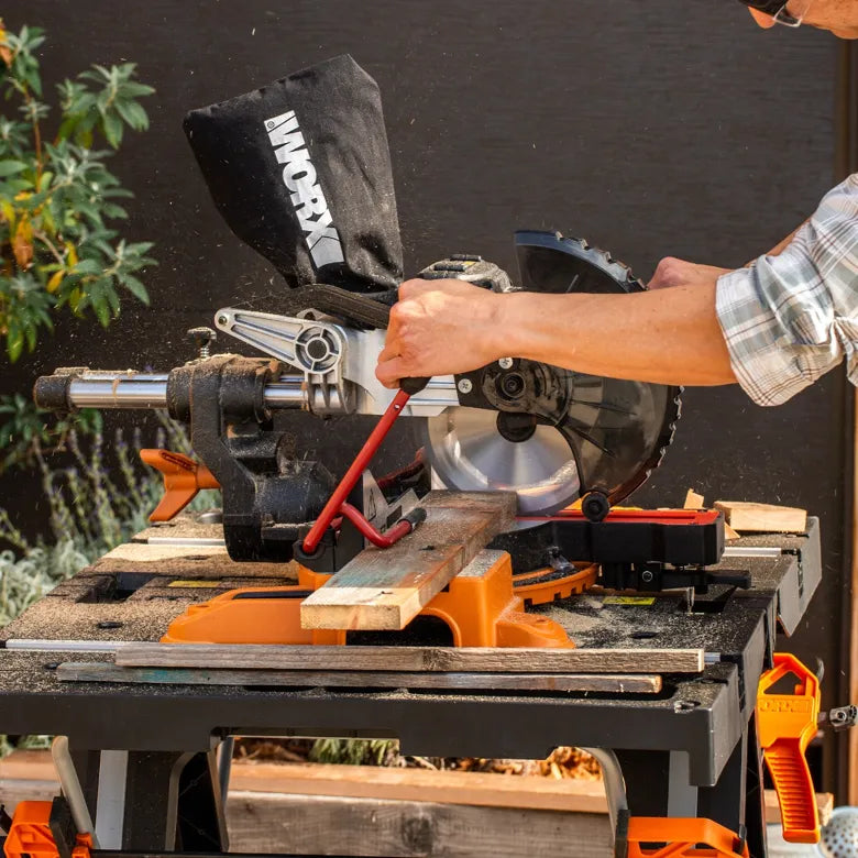 Worx - 20V Power Share 7.25" Cordless Sliding Compound Miter Saw