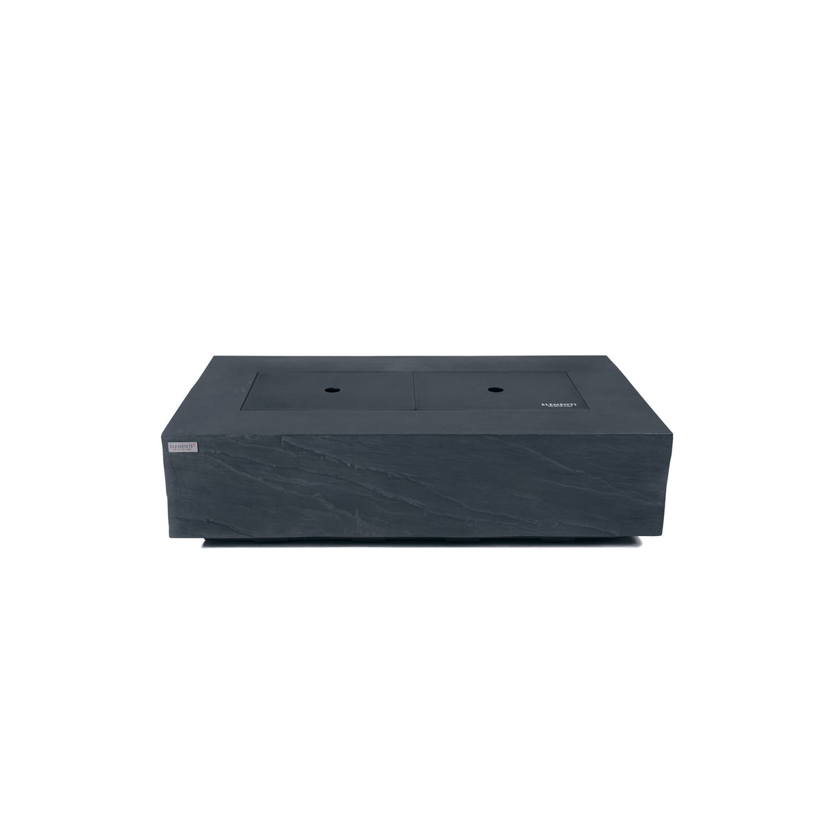 Elementi Plus Cape Town Fire Table - 2-Piece Aluminum Cover Lid Converting to Outdoor Coffee Table
