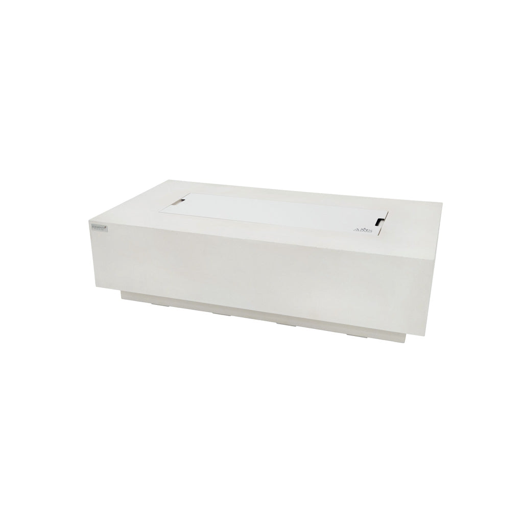 Elementi Plus Sarasota Fire Table - Converted to Full Outdoor Coffee Table with Flush Aluminum Lid