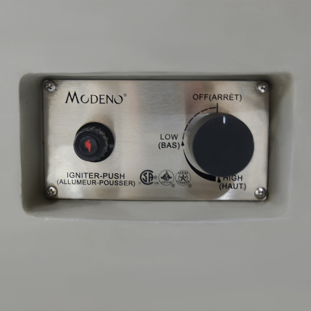 Modeno Waterford Fire Table - Push-Button Electronic Ignition & Flame Control Panel - Elementi Fires