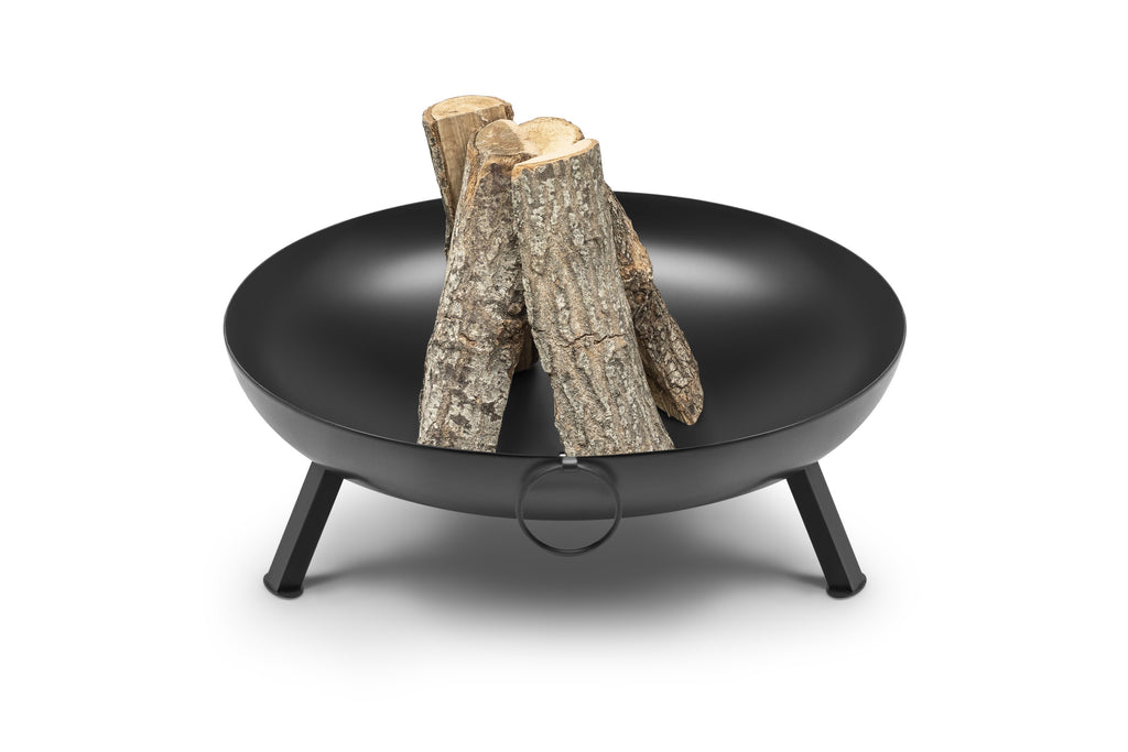 PELEE - 31" Fire Pit - Black - Alternate View