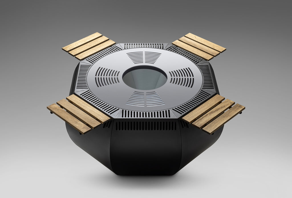 COLLINGWOOD - Large - 45" Fire Pit - Black - Detail View 7