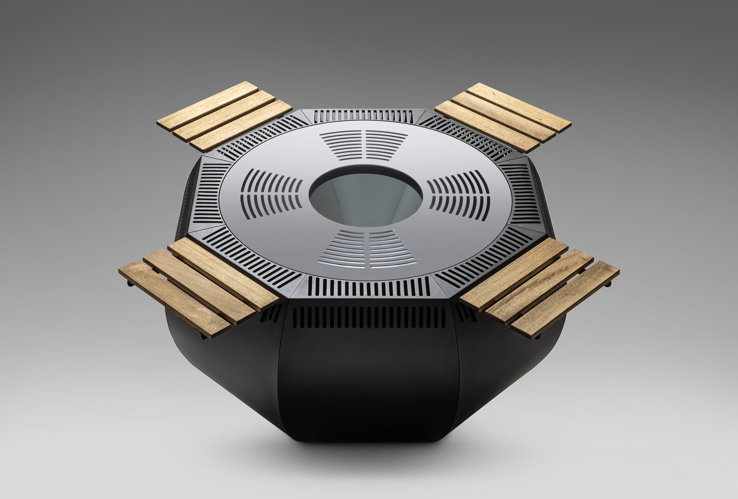 COLLINGWOOD - Large - 45" Fire Pit - Black - Detail View 7