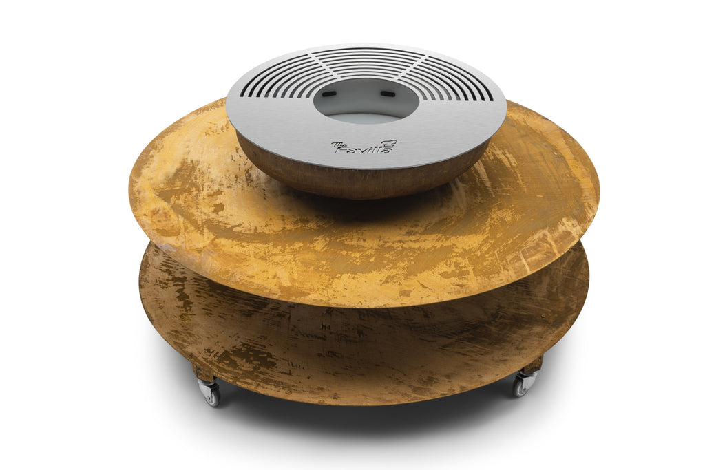 HURON - 47" Fire Pit - Corten - Main View