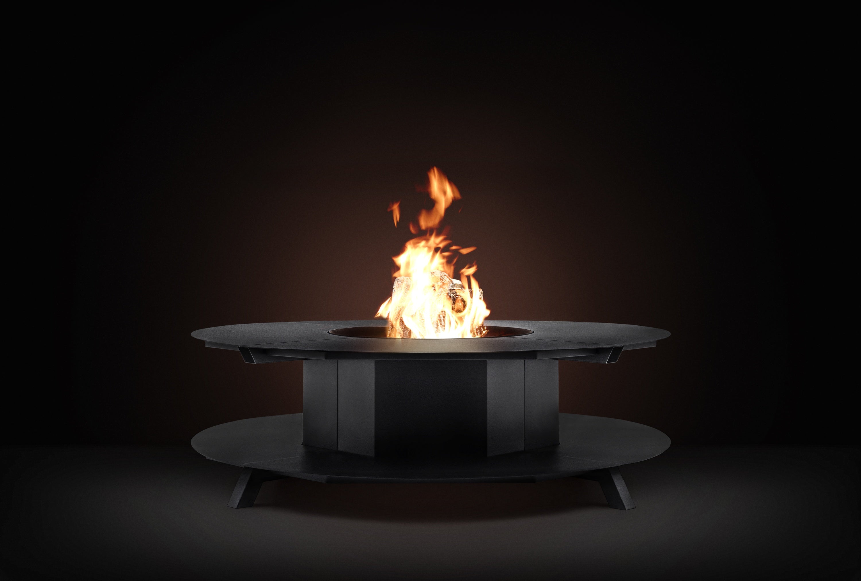 Backyard Lifestyles - SIMCOE - Large - 59" Fire Pit - Black (18" High)